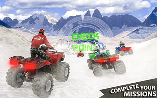 ATV Quad Derby Racing: Snow Trials Bike Xtreme