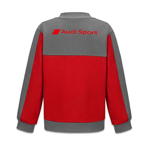 Audi Sport Racing - Sudadera para bebé, color gris y rojo, 62/68