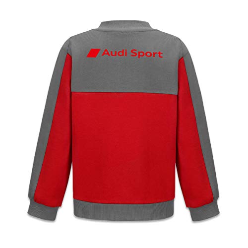 Audi Sport Racing - Sudadera para bebé, color gris y rojo, 62/68