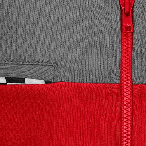 Audi Sport Racing - Sudadera para bebé, color gris y rojo, 62/68