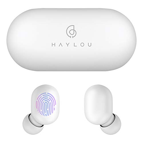 Auriculares Bluetooth 5.0, Haylou GT1 Touch Control Sport Auriculares estéreo estéreo inalámbricos HD con conexión rápida / IPX5 a prueba de agua / Total 12H Playtime / Estuche mini (solo 30g)