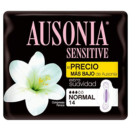Ausonia Sensitive Normal Compresas  - 14 Unidades