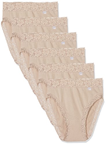 AVET 3324/Pack 6, Braguitas para Mujer, Beige (Arena), X-Large