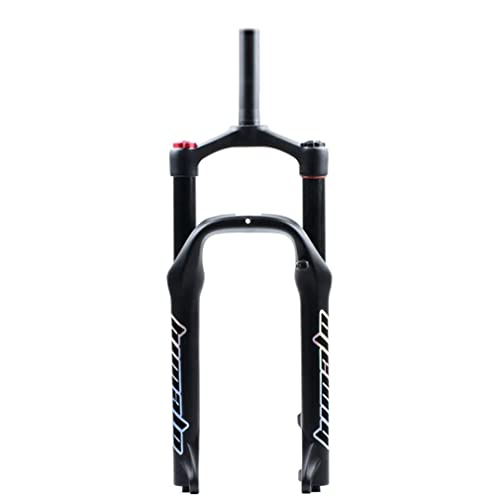 AWJ Playa Snow Bike Fat Fork 20 '' 4.0 Neumáticos Fat Bike Horquillas de suspensión neumática 1-1/8 Freno Disc 110 mm Viaje 9 mm QR Unisex HL 1872g