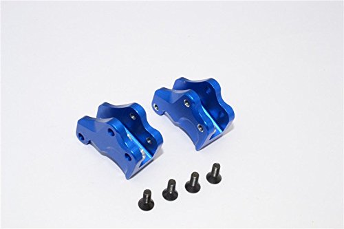 Axial RR10 Bomber / Wraith / Yeti Score Upgrade Parts Aluminium Front/Rear Gear Box Components - 1Pr Set Blue