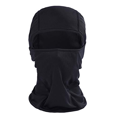 AYPOW Balaclava mascarilla Facial, Suave, Multiusos, a Prueba de Viento, Motocicleta, Ciclismo, Capucha táctica, máscara elástica de esquí, pasamontañas, Sombrero, Forro para el Casco