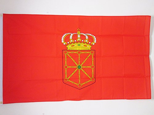 AZ FLAG Bandera de la Comunidad Foral DE NAVARRA 150x90cm - Bandera NAVARRA 90 x 150 cm