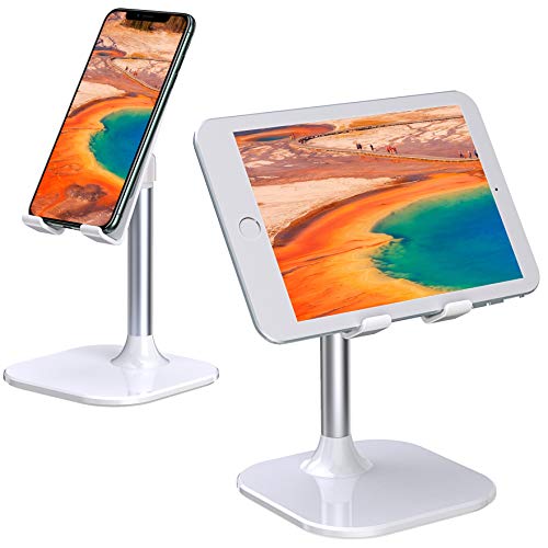 Babacom Soporte Tablet, Portátil Soporte Movil Mesa, Ajustable Soporte Pad para Teletrabajo o Transmisión en Vivo, Compatible con iPad Pro 9.7, Phone, Samsung y Otros 4-10” Dispositivos