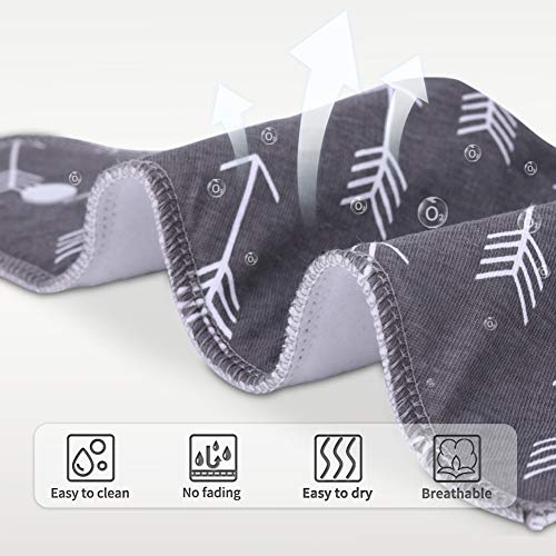 Baberos Bebe Bandanas Bebe 8 Piezas Drool Babas Absorbente Suave 100% Algodón Orgánico Ajustables Recien Nacido Niña Niño MUBYTREE