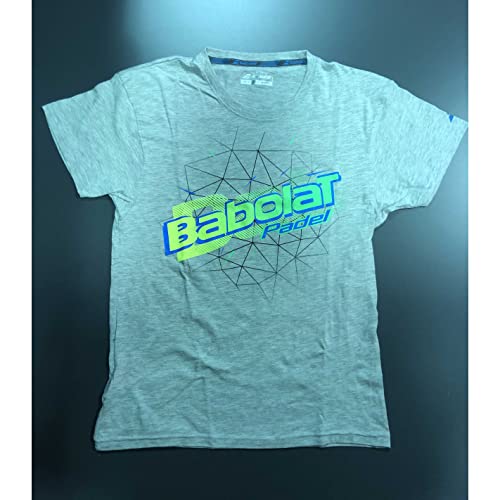 Babolat Promo tee Men Camiseta, Hombre, Gris chiné, S