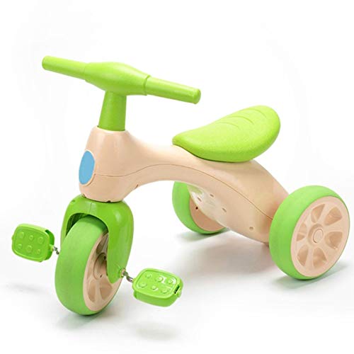 Baby Balance Bikes Bicycle Kids Toys, Baby Walker Push Bike Baby Ride on Bike for 1-3 Year Old Boys Girls Kids and Toddlers First Bike Birthday Gift, rojo, verde y morado