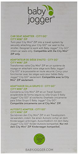 Baby Jogger BJ92328 - Adaptadores silla grupo 0 City GO para el cochecito Baby Jogger City Mini ZIP