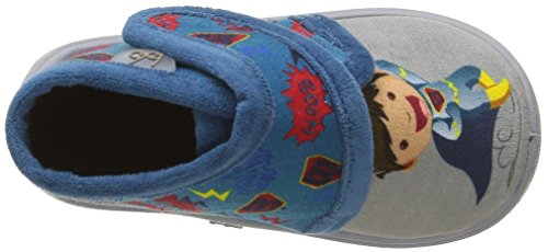 Babybotte Manitou - Zapatillas para niño, Azul (Azul 724 Azul Gris Super Héroes), 26 EU