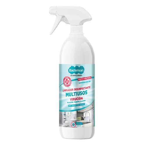 Bacterisan Germosan No Bp3 750Ml | Desinfectante Multiusos Triple Acción| Elimina El 99,95 De Virus, Gérmenes Y Bacterias De Todo Tipo De Objetos Superficies Y Textiles | Bacterisan 750 ml