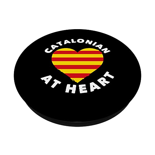 Bandera Catalunya Orgullo Catalán Catalonian At Heart PopSockets PopGrip Intercambiable