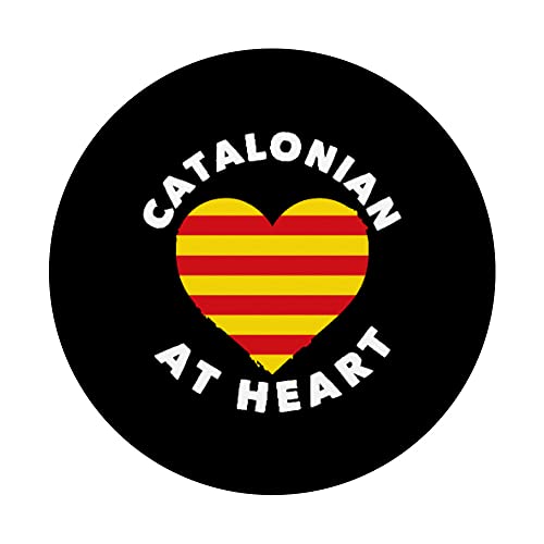 Bandera Catalunya Orgullo Catalán Catalonian At Heart PopSockets PopGrip Intercambiable