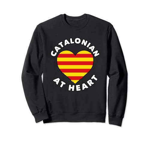 Bandera Catalunya Orgullo Catalán Catalonian At Heart Sudadera