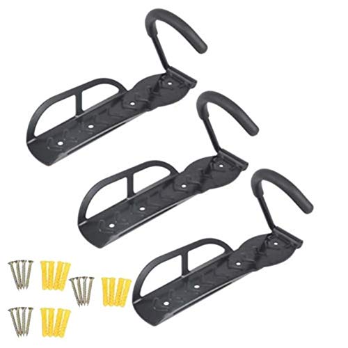 BANGHA Cadena De Arrastre 3 PCS Bike Wall Soporte Soporte Montaje Bicicleta Montaña Bicicleta Almacenamiento Montado Montado Rack Stands Bicycle Steel Wall Hook Hook Cadena De Arrastre De Cable