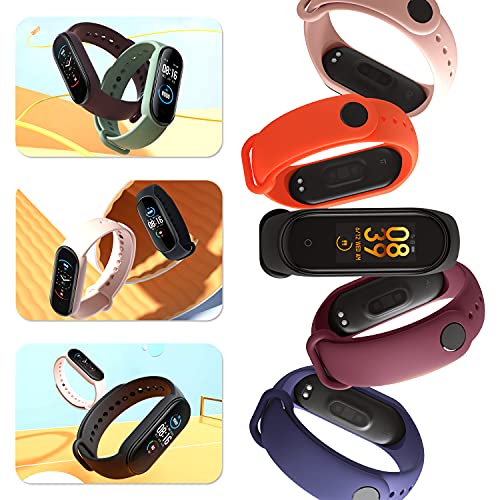 BANGTING 20 Piezas Recambio Correa Compatible con Pulseras Xiaomi Mi Band 4 / Xiaomi Mi Band 3, Correas para Fundas Mi Fit 4 Funda Miband3 Pulsera Banda Reemplazo (20 Colores)