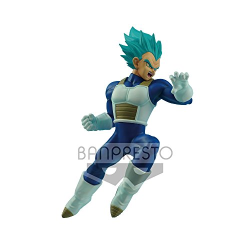 Banpresto Figura de Acción Super Saiyan Vegeta Azul de Dragon Ball Super In Flight Fighting