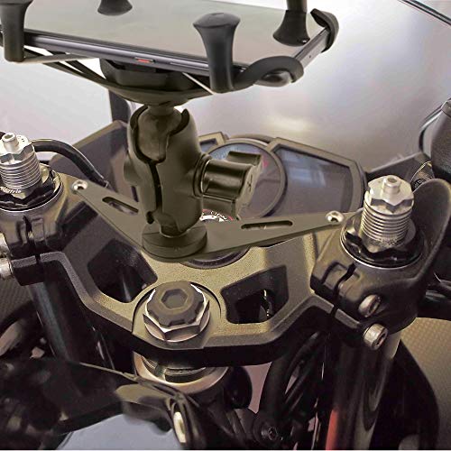 BarBaren Soporte Movil Moto Soporte Tija Moto para motocicleta para K-awasaki Ninja 400 2018-2020