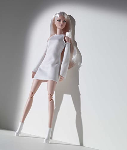 Barbie Movimiento sin límites Muñeca alta pelo rubio con accesorios de moda de juguete (Mattel GXB28)