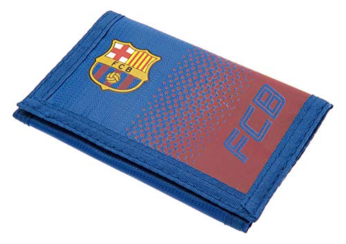 Barcelona FC Football Club Red Blue Fade Wallet Card Coins Pouch Cash Official