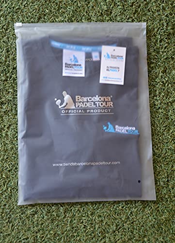 Barcelona Padel Tour | Camisetas Casuales | Manga Corta | Color Azul Marino | Camisetas Deportivas Cómodas y Elegantes | Ropa de Pádel de Algodón L