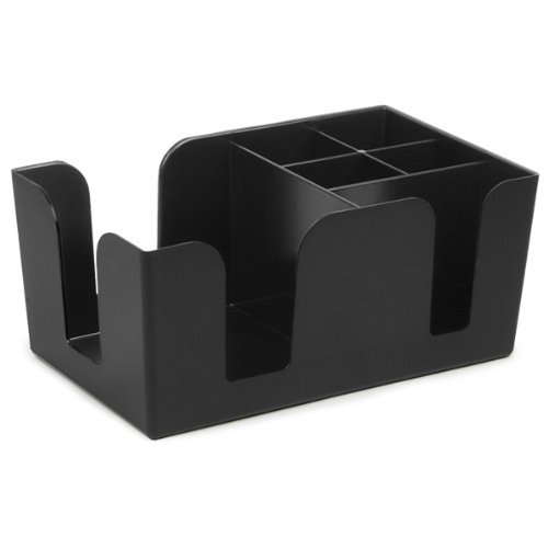 bar@drinkstuff Organizador de Bar, Negro, 25,5 x 16,2 x 11,4 cm