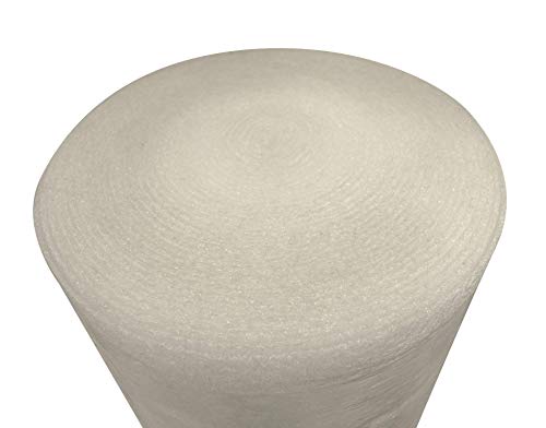 Base Aislante FOAM7 - BASIC WHITE 3.0 de 3mm. 20m2. Para Tarima y Parquet ; Regula Desniveles. Incorpora capa antihumedad. 18kg/m3 PE Densidad. Manta Multiuso. 100% Ecológico. Super Ventas