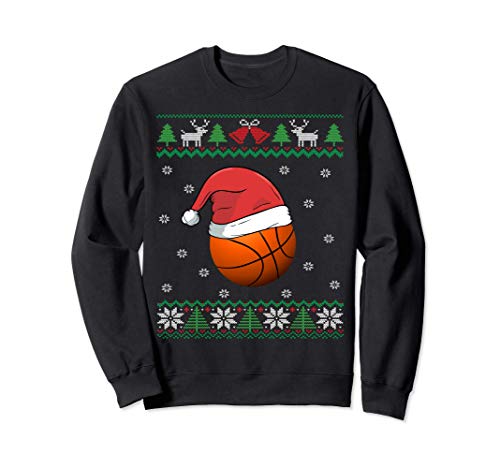Basketball Ugly Christmas Sudadera