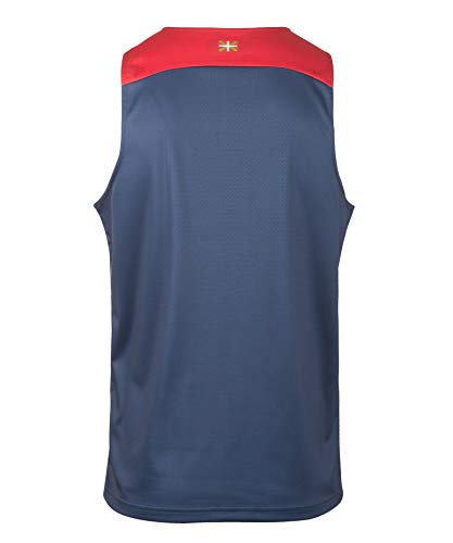 Baskonia 1ª Equipación De Juego 20/21 Camiseta, Unisex Adulto, Azul/Rojo, 3XL