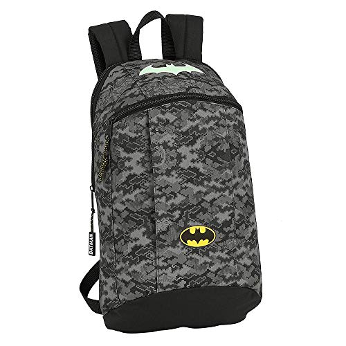 Batman Mochila para Niños, Bolso de Viaje Equipaje Infantil, Diseño Fluorescente Brilla en la Oscuridad, Bolso Escolar, Regalo para Niños!