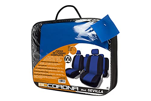 BC Corona FUK10409 Sevilla Juego de Fundas, Color Azul