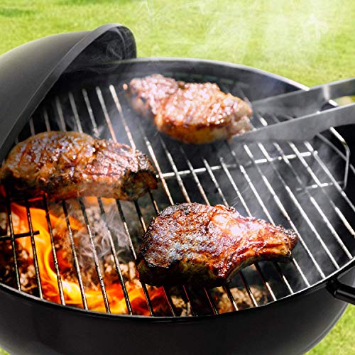 BEAU JARDIN Barbacoa de Carbón 45 * 80cm Vegetal con Ruedas Parilla de Carbón BBQ Parrilla de Carbón Plegable con Tapa de Carbón con 2 Ruedas Soporte de con asador para cocinar BBQ