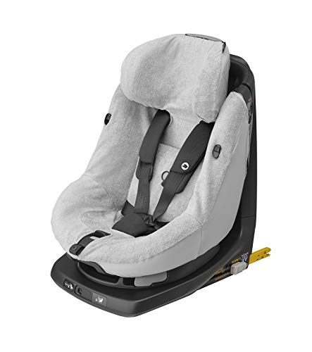 Bébé Confort - Funda para asiento de coche Axissfix y Axissfix Plus, funda de verano de rizo de algodón, color gris claro