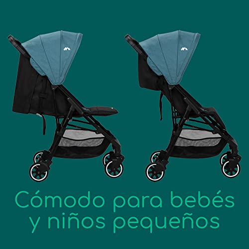 Bébé Confort Teeny 3d Silla De Paseo Ligera Y Compacta, 6 Kg, Plegable Y Reclinable, Desde El Nacimiento Hasta Aproximadamente Los 4 Años, Capacidad 22 Kg, Azul, Blue Chic