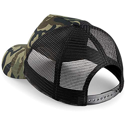 Beechfield Gorra Camuflaje transpirable - Verano/Playa (Talla Única/Camuflaje medianoche)