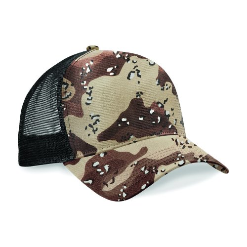 Beechfield Gorra Camuflaje transpirable - Verano/Playa (Talla Única/Camuflaje medianoche)