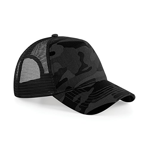 Beechfield Gorra Camuflaje transpirable - Verano/Playa (Talla Única/Camuflaje medianoche)