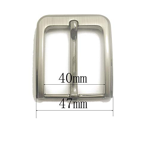 behone 2pcs hebilla de cinturón clásica con reversible de aleación de metal resistente clavija para hombre con una sola