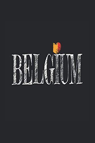 Bélgica -Belgique: Din A5 Bélgica regalo de la libreta de Bruselas con 120 páginas