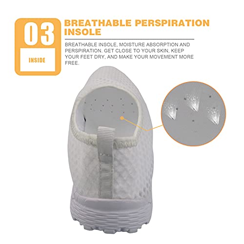 Belidome Medical Tool Design Zapatillas de Deporte sin Cordones Mujeres Hombres Zapatos de Malla Casuales Zapatillas de Deporte para Caminar y Correr