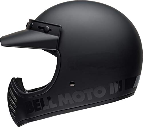 BELL Helmet Moto-3 Blackout Matt/Gloss Black S