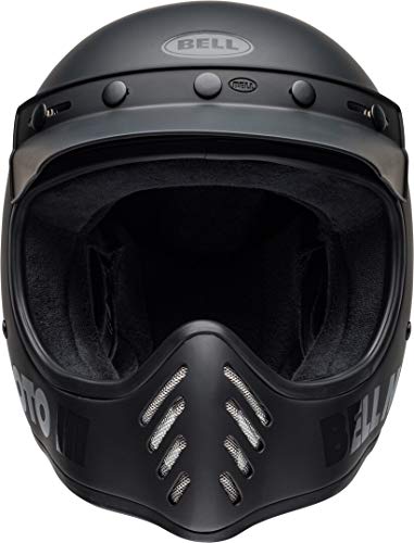 BELL Helmet Moto-3 Blackout Matt/Gloss Black S