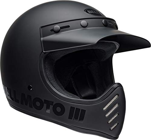 BELL Helmet Moto-3 Blackout Matt/Gloss Black S