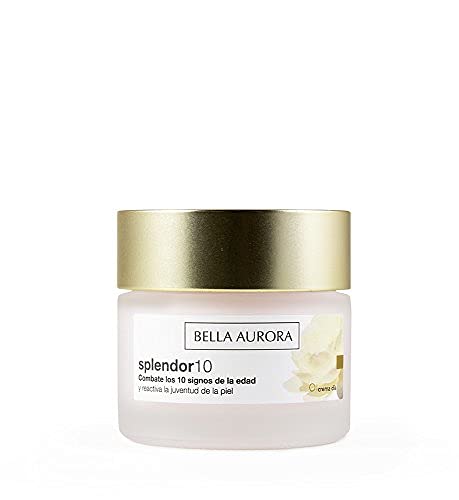 Bella Aurora Crema Facial de Día Hidratante Anti-Edad y Anti-Arrugas 50+ Años SPF 20, 50 ml | Efecto Lifting | Anti-Manchas | Splendor 10
