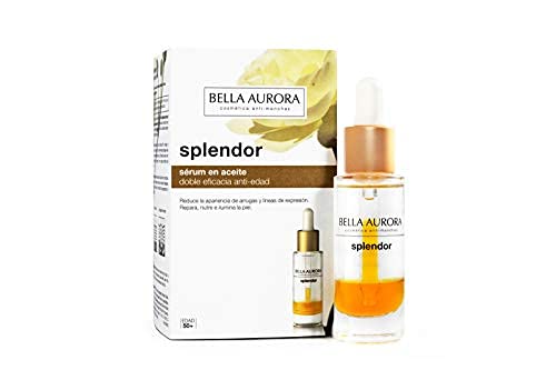 Bella Aurora Serum Facial Hidratante en Aceite Anti-Edad y Anti-Arrugas, 20 ml | Repara y Previene el Envejecimiento, con Ginseng Rojo y Aceite de Camelia | Splendor