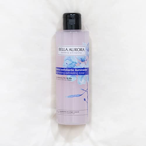 BELLA AURORA Tónico Exfoliante Iluminador, Tónico Facial, Elimina Impurezas y Restos de Maquillaje, Exfolia, Tonifica e Ilumina, 200 Ml