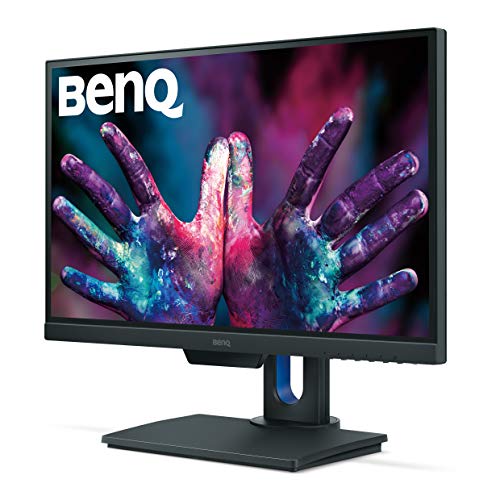 BenQ PD2500Q - Monitor Profesional para Diseñadores de 25" 2K QHD (2560x1440, IPS, 100% Rec.709/sRGB, CAD/CAM, HDMI, DP, DP out, USB 3.1, Altura ajustable, Eye-care, Flicker-free, antireflejo) - Gris